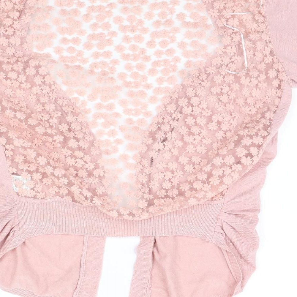Stella Womens Pink   Cardigan Jumper Size 14