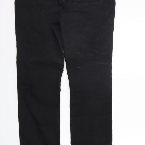 George Womens Black   Trousers  Size 12 L27 in
