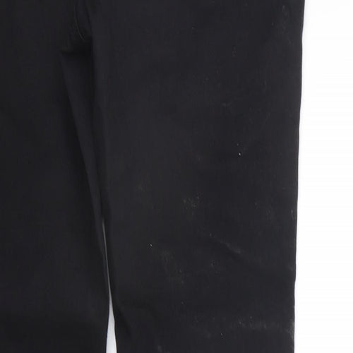 George Womens Black   Trousers  Size 12 L27 in