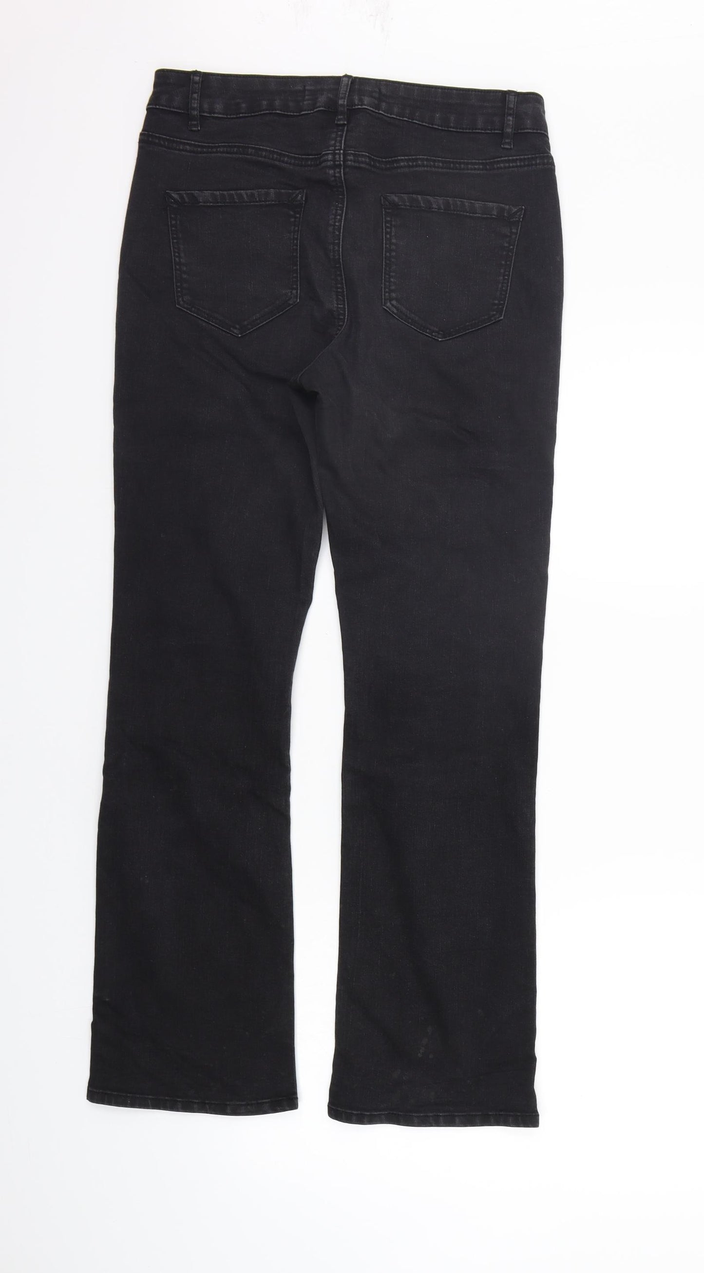 George Womens Black   Straight Jeans Size 10 L28 in