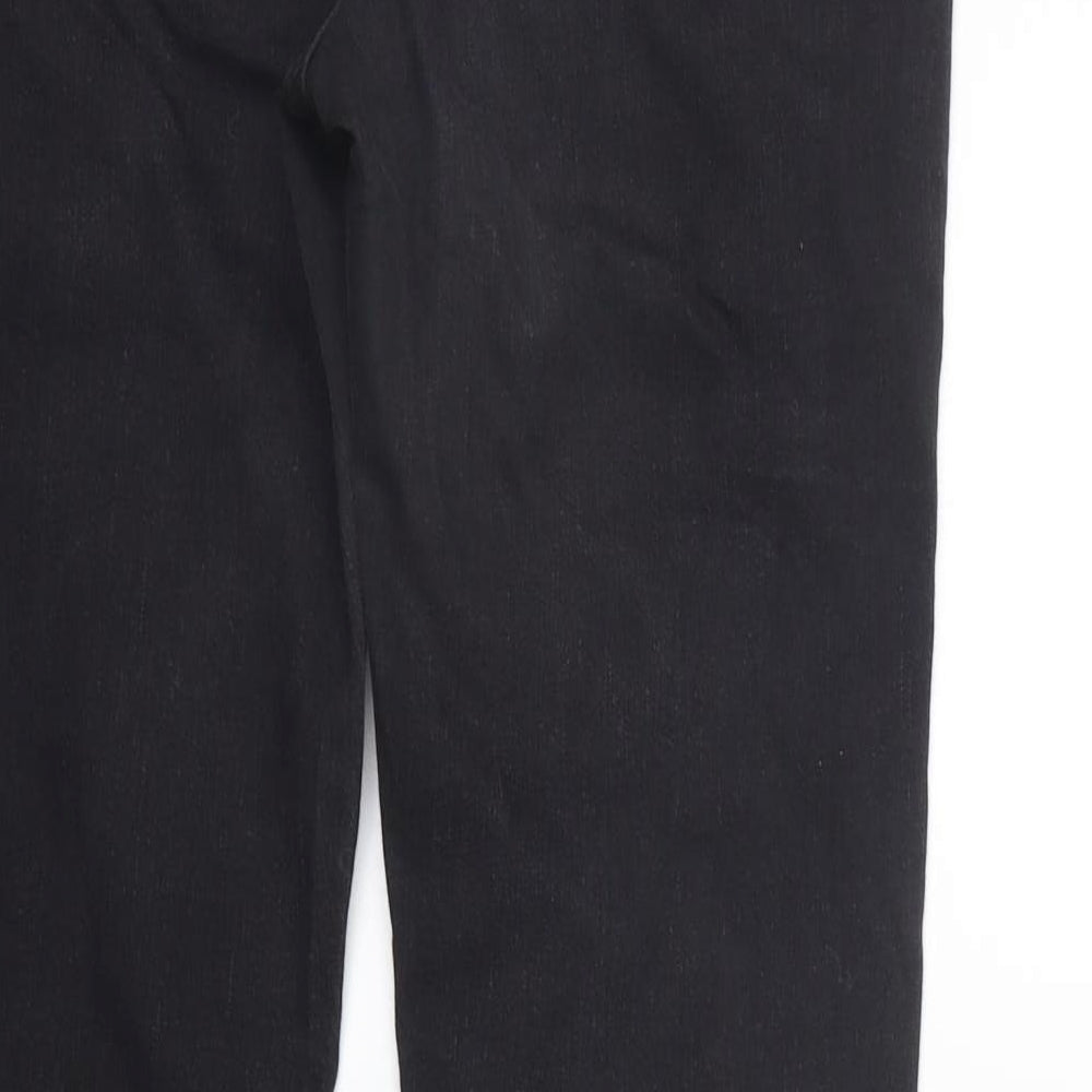 George Womens Black   Straight Jeans Size 10 L28 in
