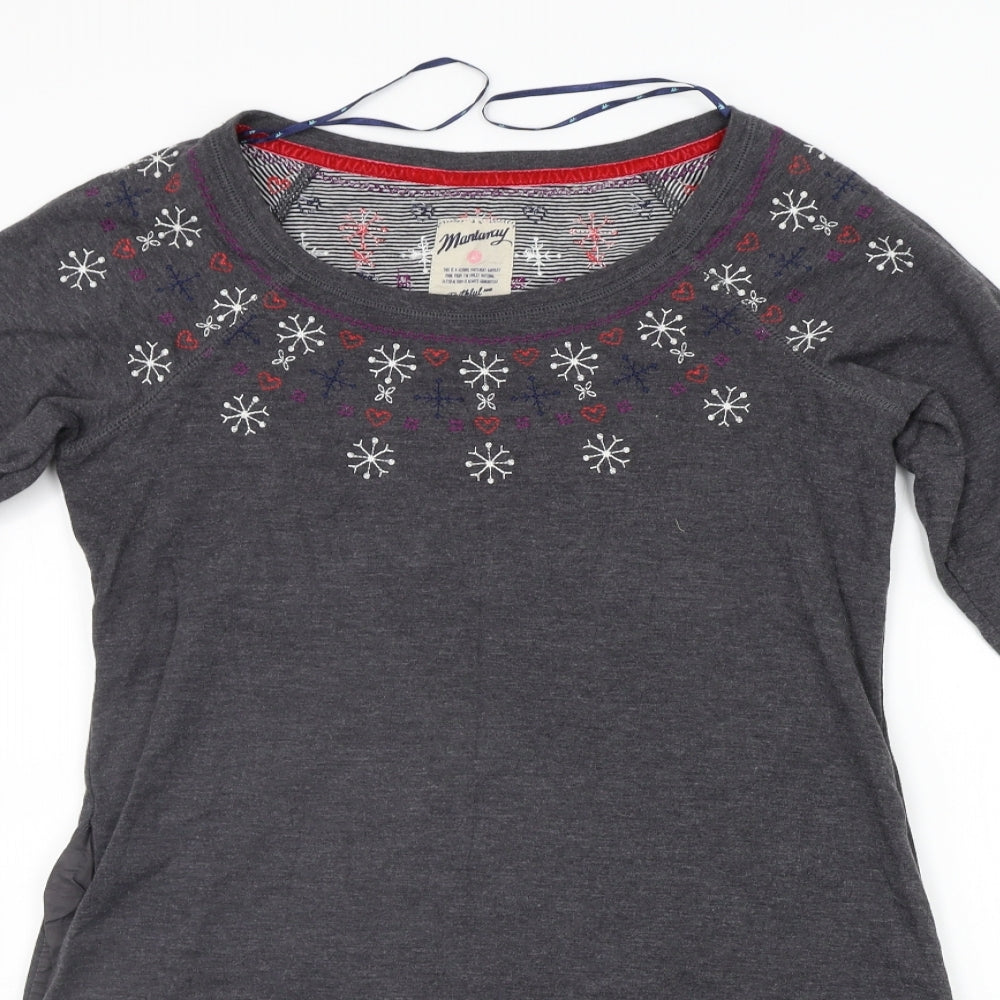 MANTARY  Womens Grey   Jumper Dress  Size 12