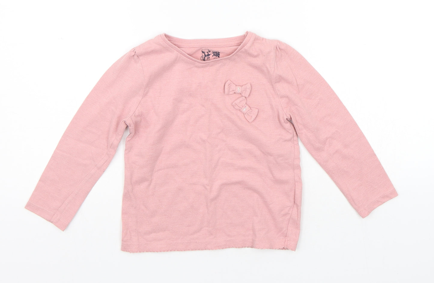 F&F Girls Pink   Basic T-Shirt Size 3-4 Years