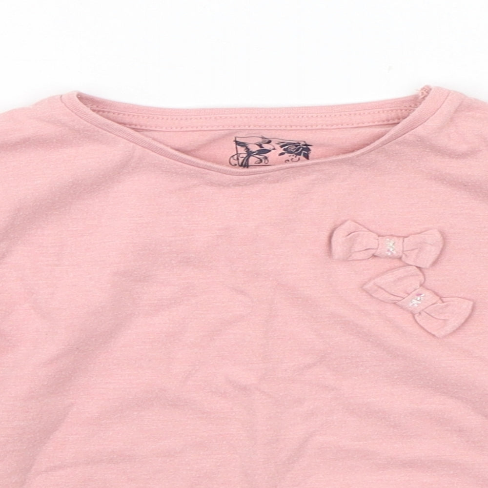 F&F Girls Pink   Basic T-Shirt Size 3-4 Years