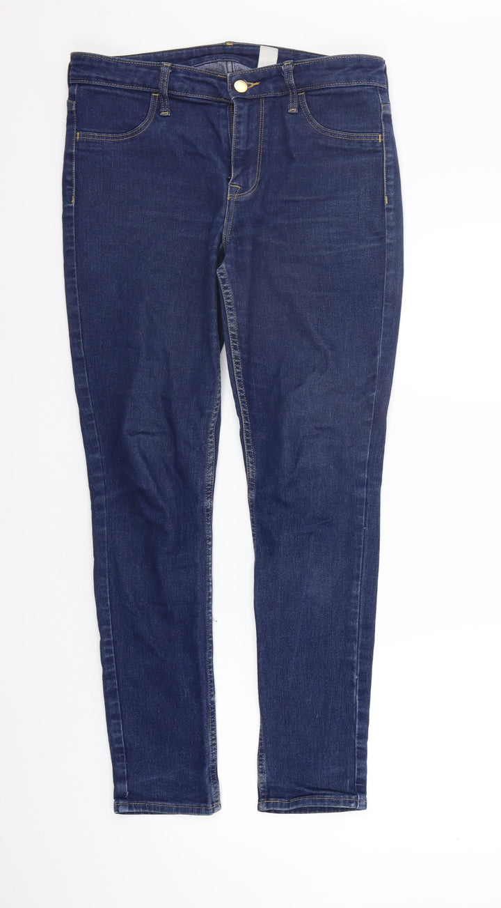 &DENIM Womens Blue   Straight Jeans Size 32 in L28 in