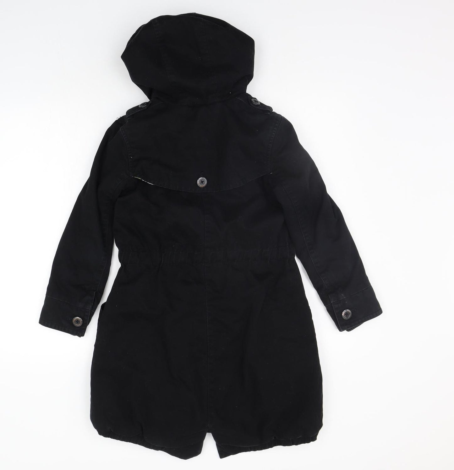 Baker Girls Black Ikat  Jacket Coat Size 11 Years