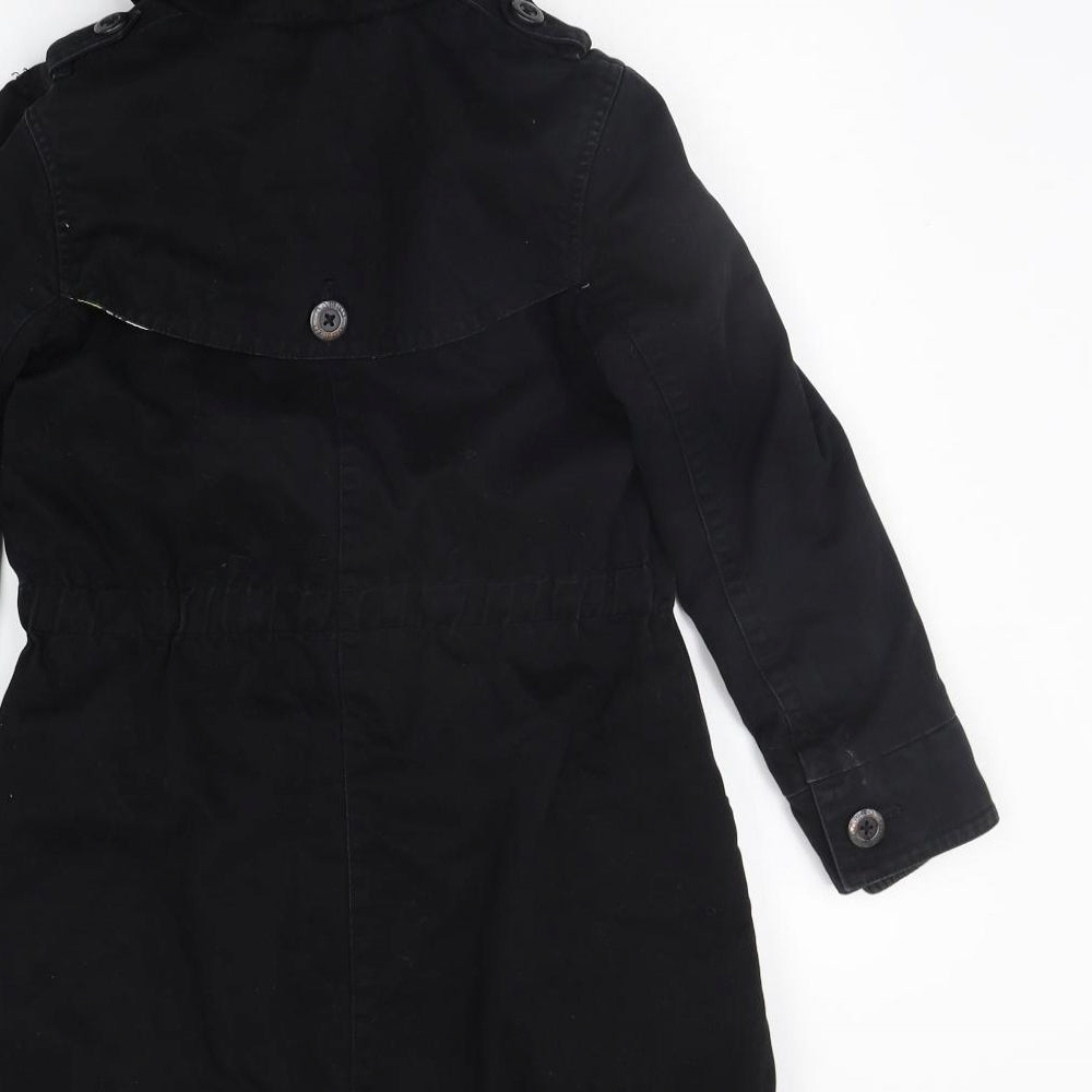 Baker Girls Black Ikat  Jacket Coat Size 11 Years