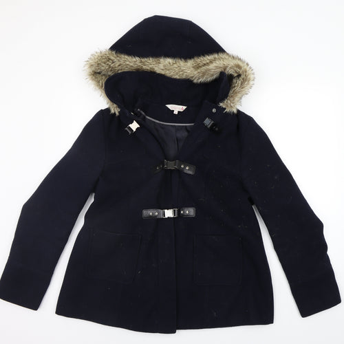 Debenhams Womens Blue   Jacket Coat Size 14  - Needs clean
