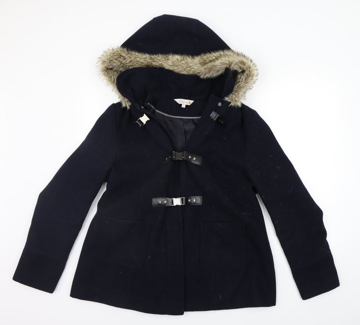 Debenhams Womens Blue   Jacket Coat Size 14  - Needs clean