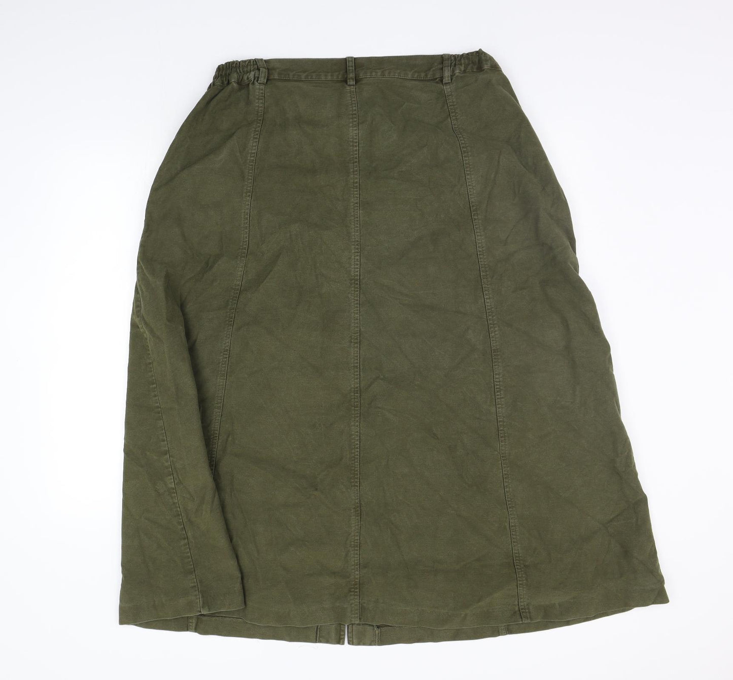 House of Bruar  Womens Green   A-Line Skirt Size 20