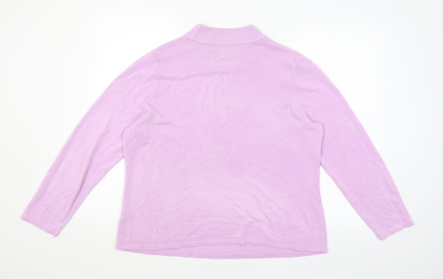 Bonmarche Womens Purple   Pullover Jumper Size L