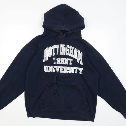 Ridge Hoodie Mens Blue   Pullover Hoodie Size M