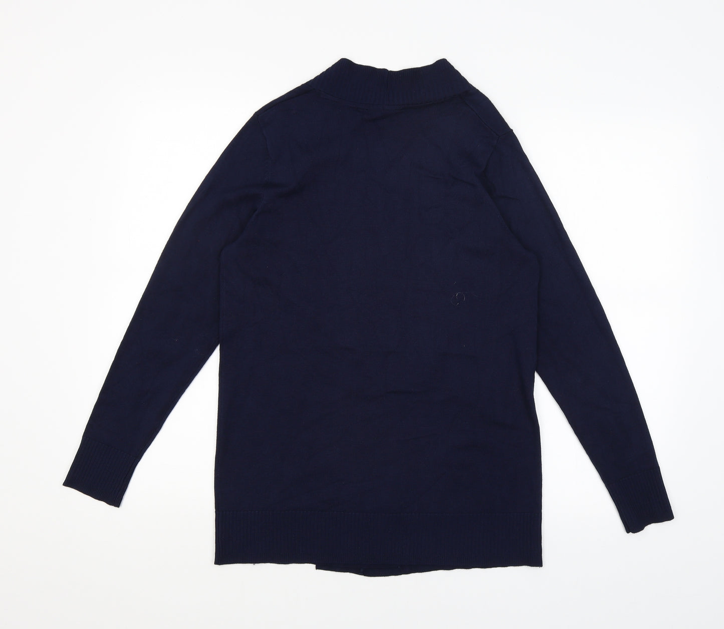 Love Knitwear Womens Blue   Wrap Jumper Size 12