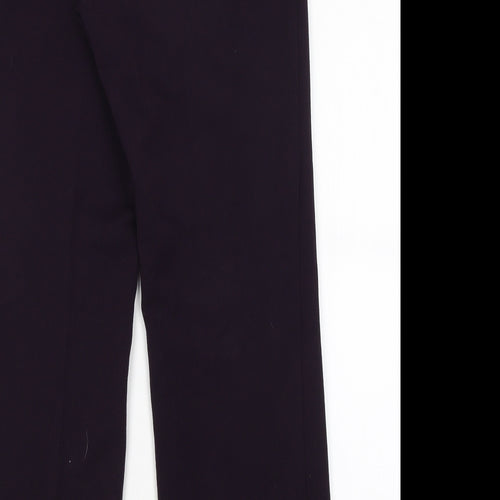 Annabelle Womens Purple   Dress Pants Trousers Size 10 L27 in