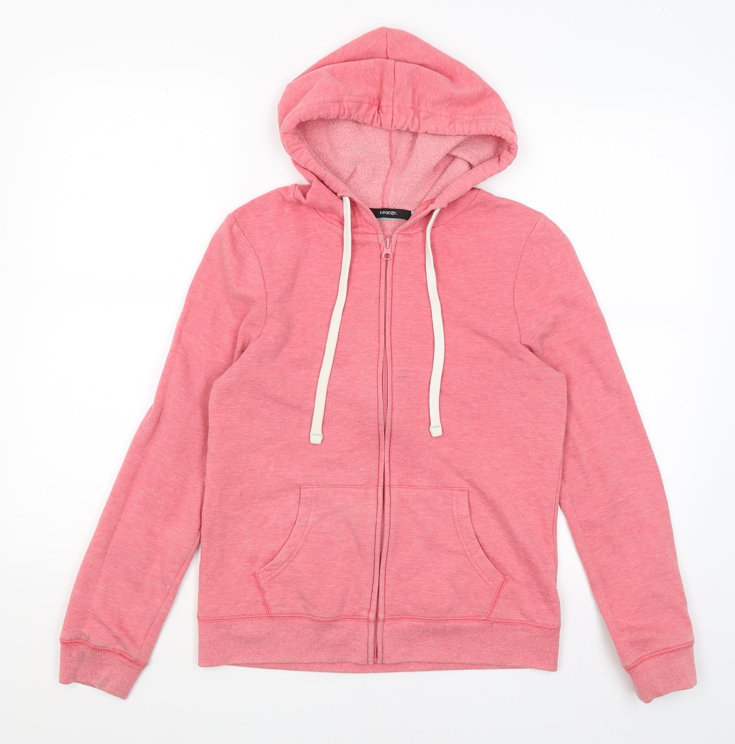 George Womens Pink   Full Zip Hoodie Size 8