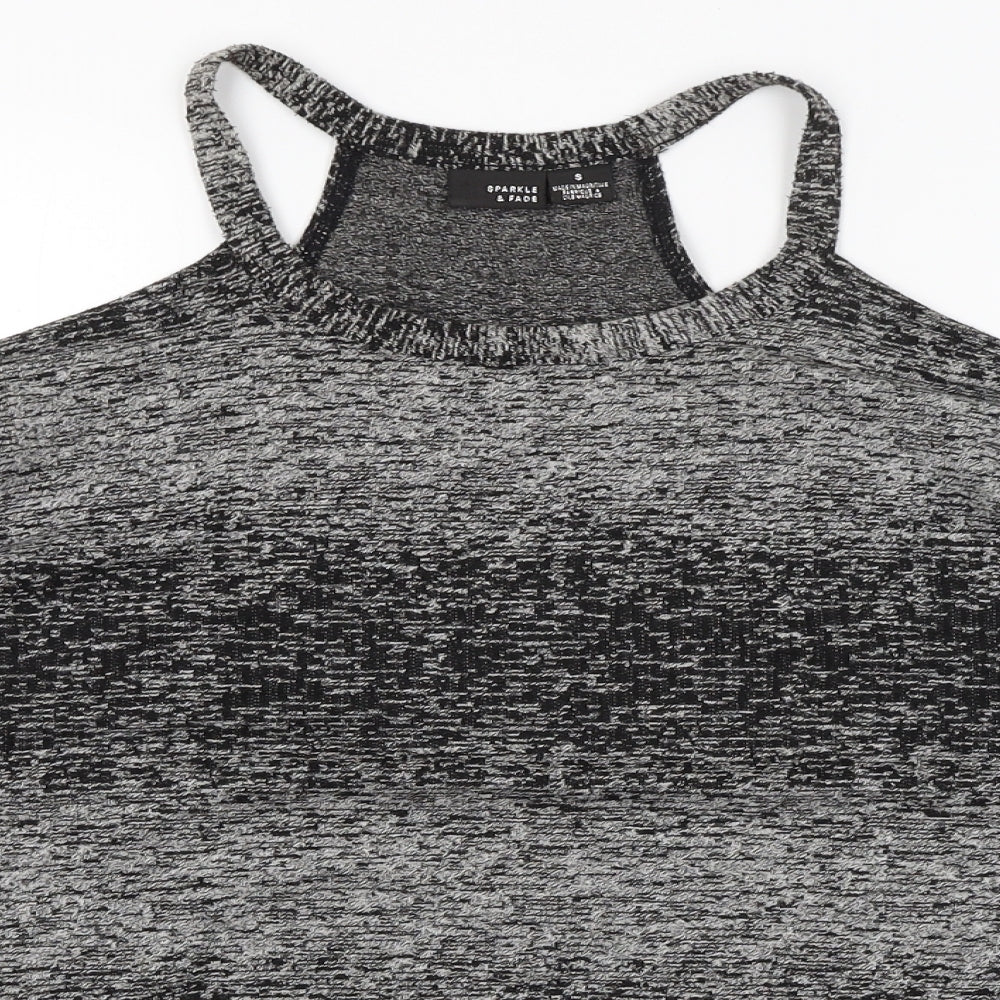 Sparkle & Fade Womens Grey   Pullover Jumper Size S