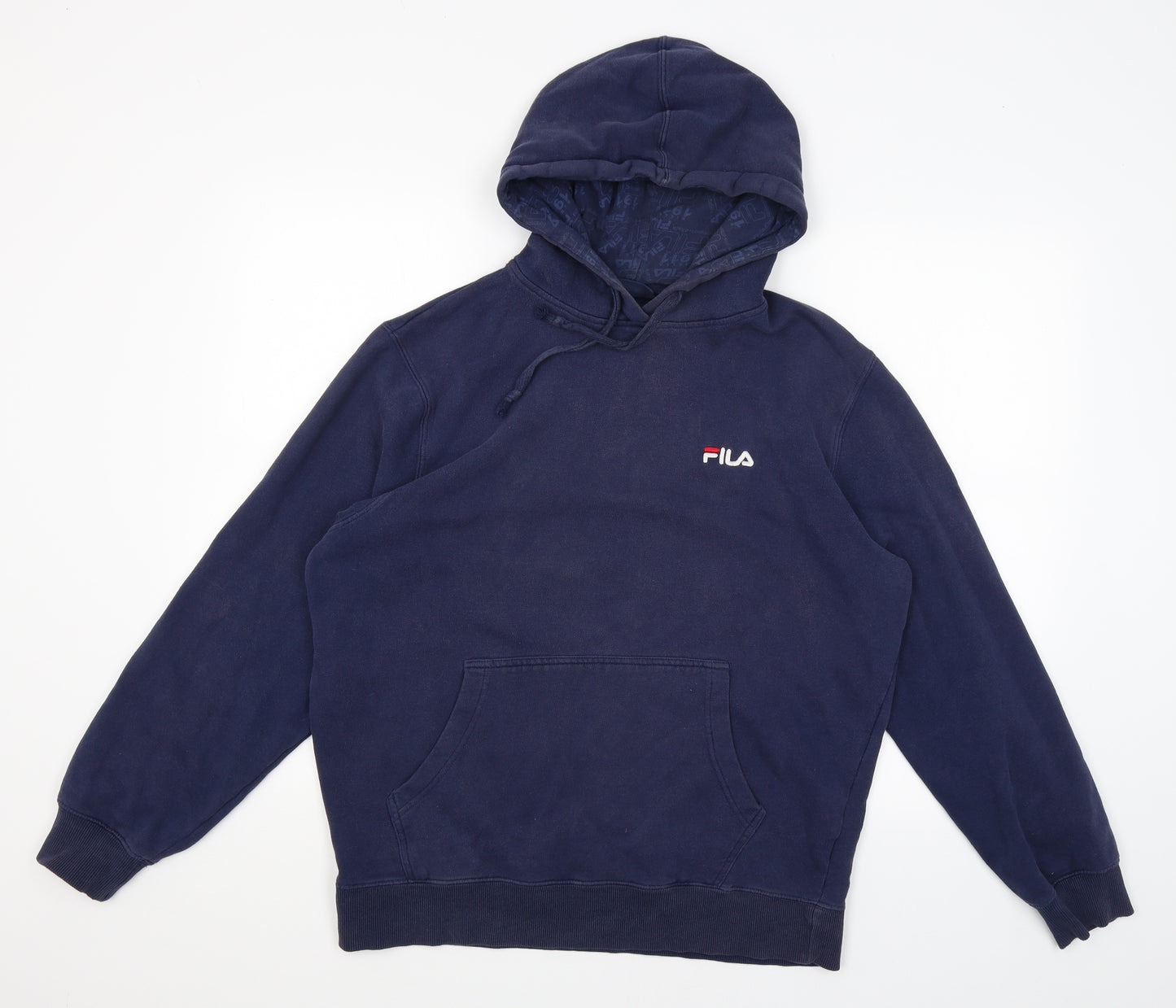 FILA Mens Blue   Pullover Hoodie Size M