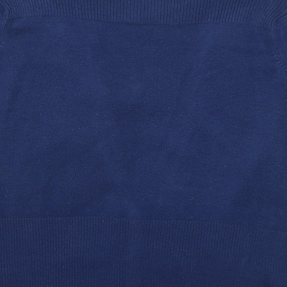 Papaya Womens Blue   Cardigan Jumper Size 14