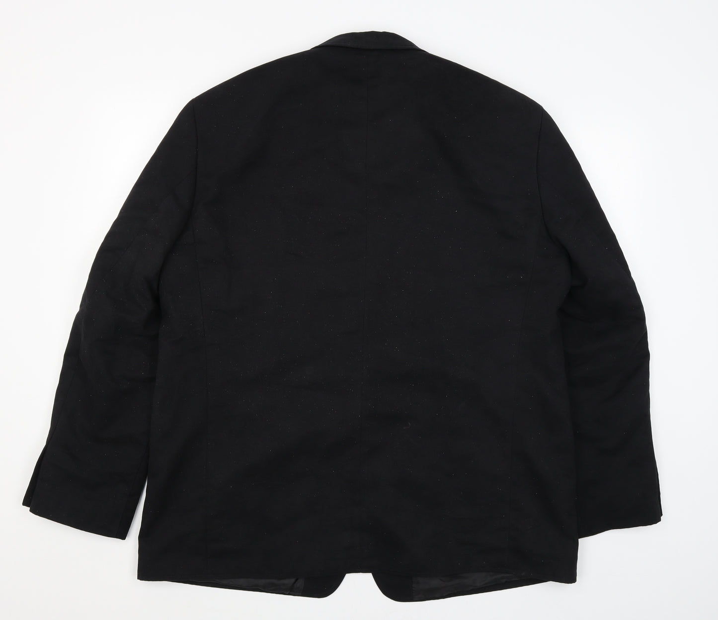 Alcaretta Mens Black   Jacket Blazer Size 2XL