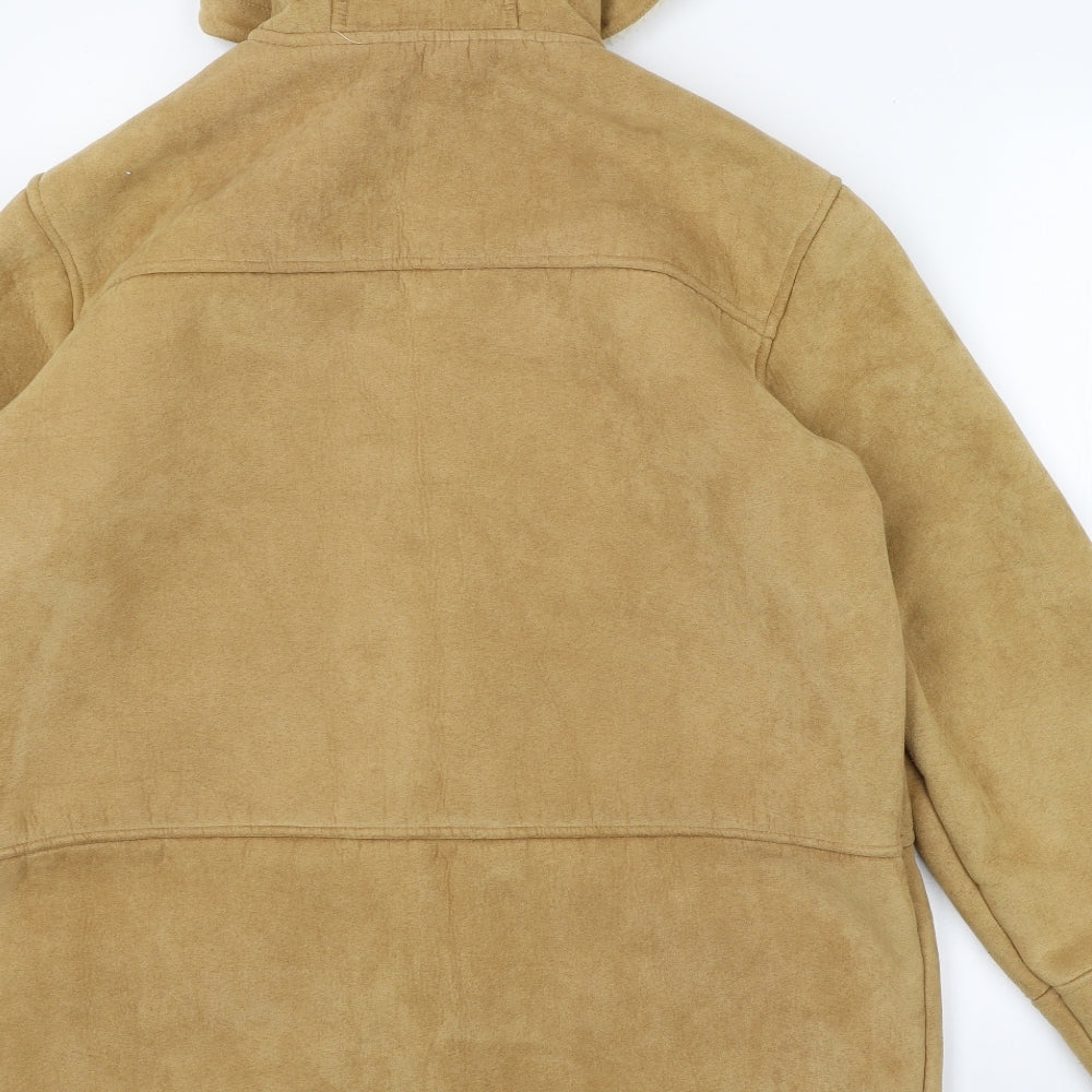 Preworn Womens Brown   Overcoat Coat Size 18