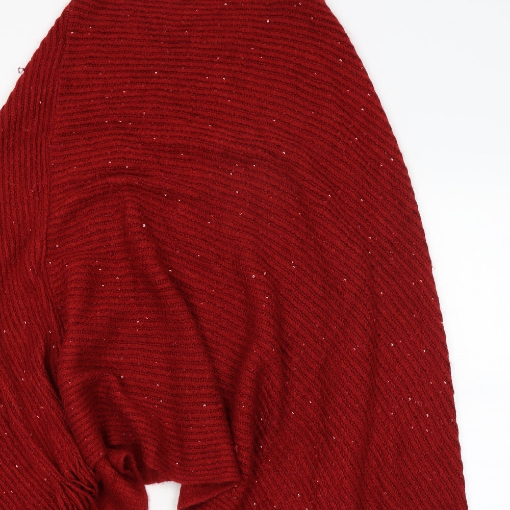 Preworn Womens Red   Pullover Jumper One Size