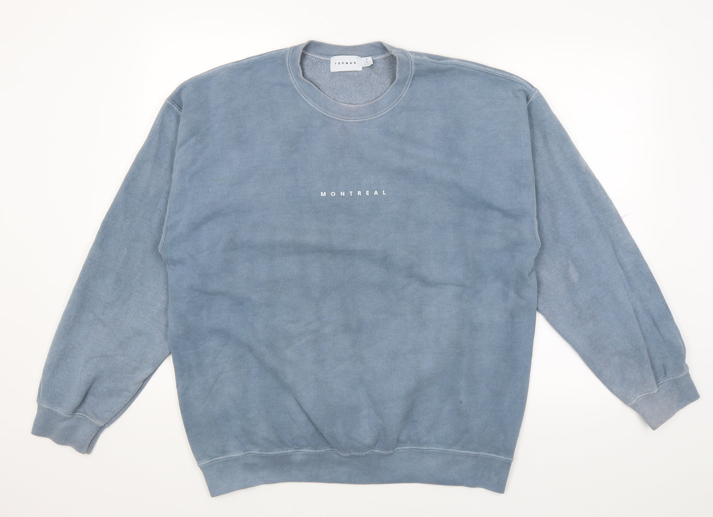 Topman Mens Blue   Pullover Jumper Size S