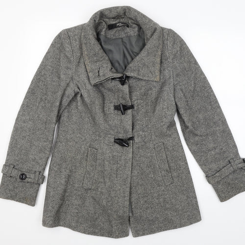 Jane Norman Womens Grey   Overcoat Coat Size 12