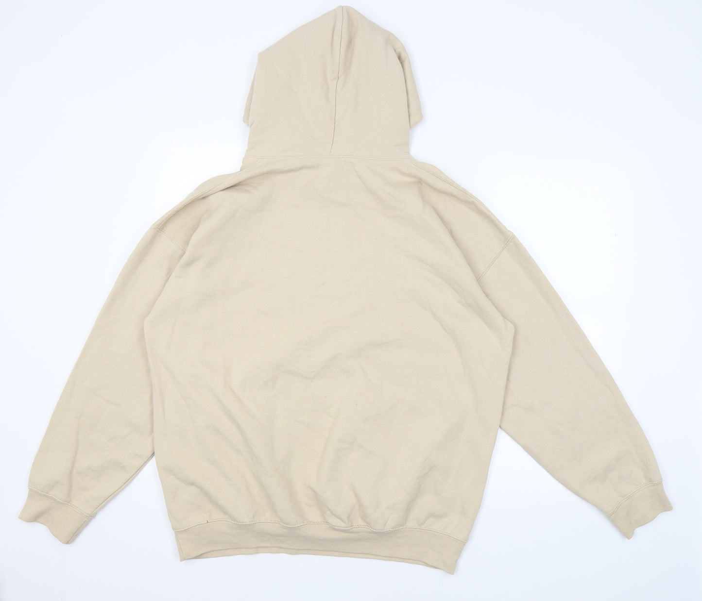 Preworn Mens Beige   Pullover Hoodie Size XL