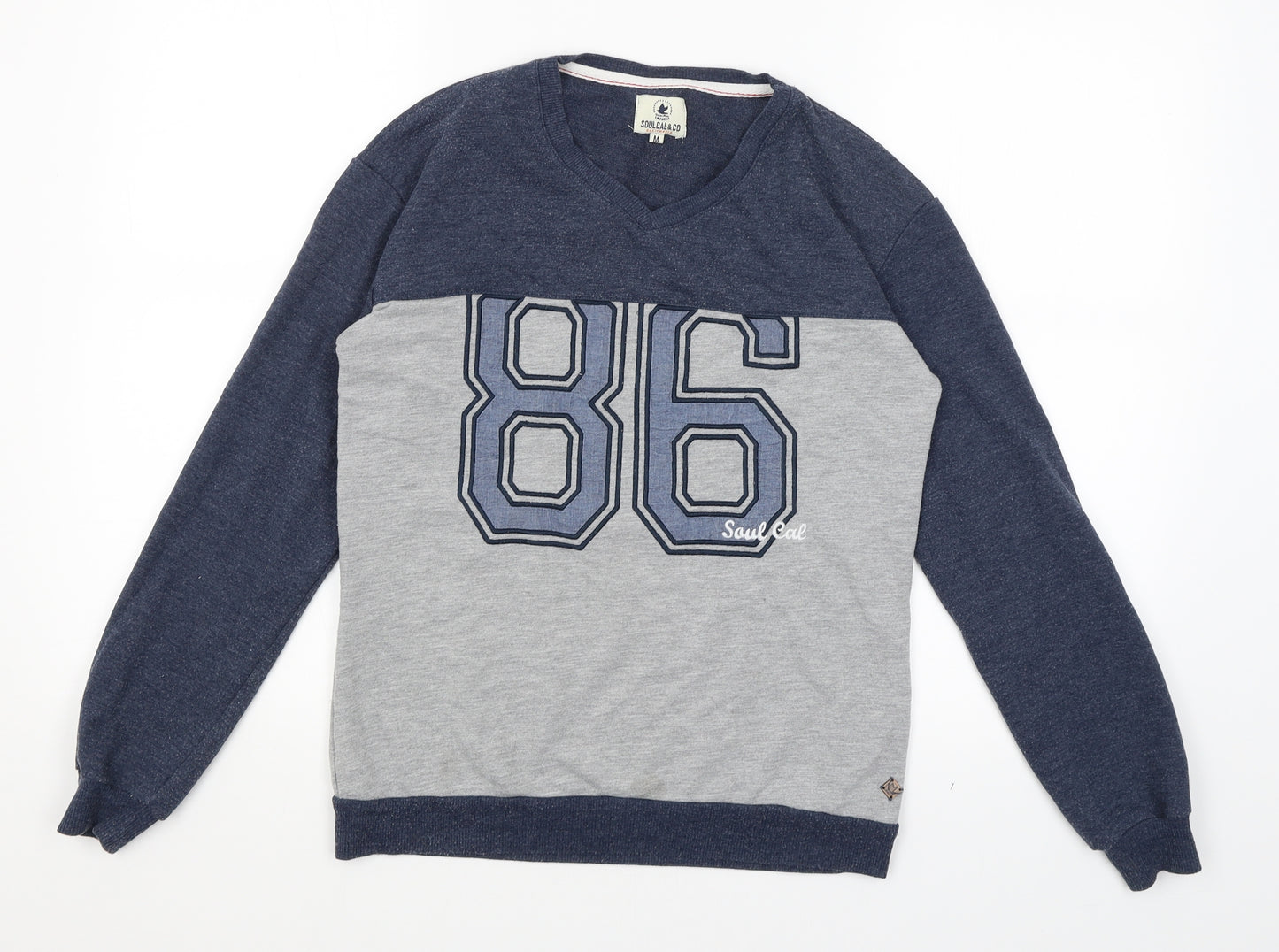 Soulcal & Co Womens Blue   Pullover Jumper Size M