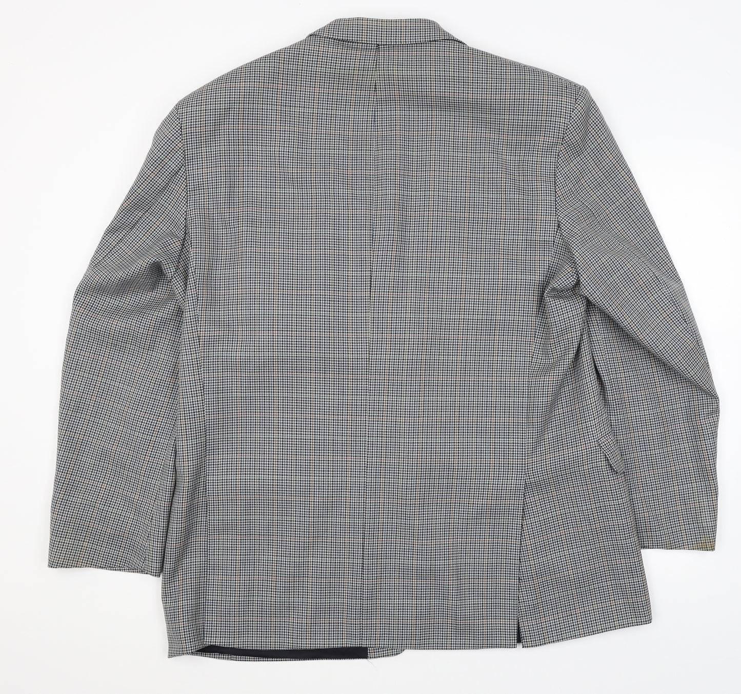 St Michael Mens Grey Houndstooth  Jacket Blazer