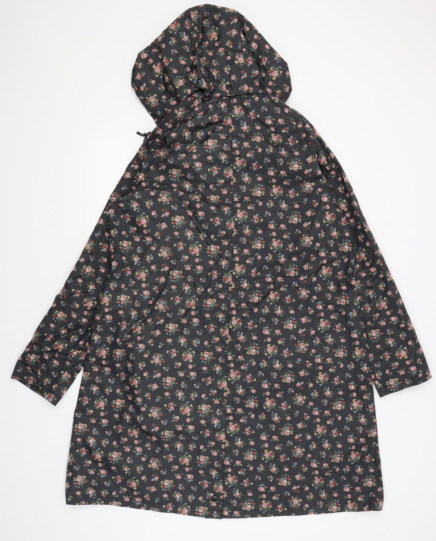 Cath Kidston Womens Grey Floral  Rain Coat Coat Size M