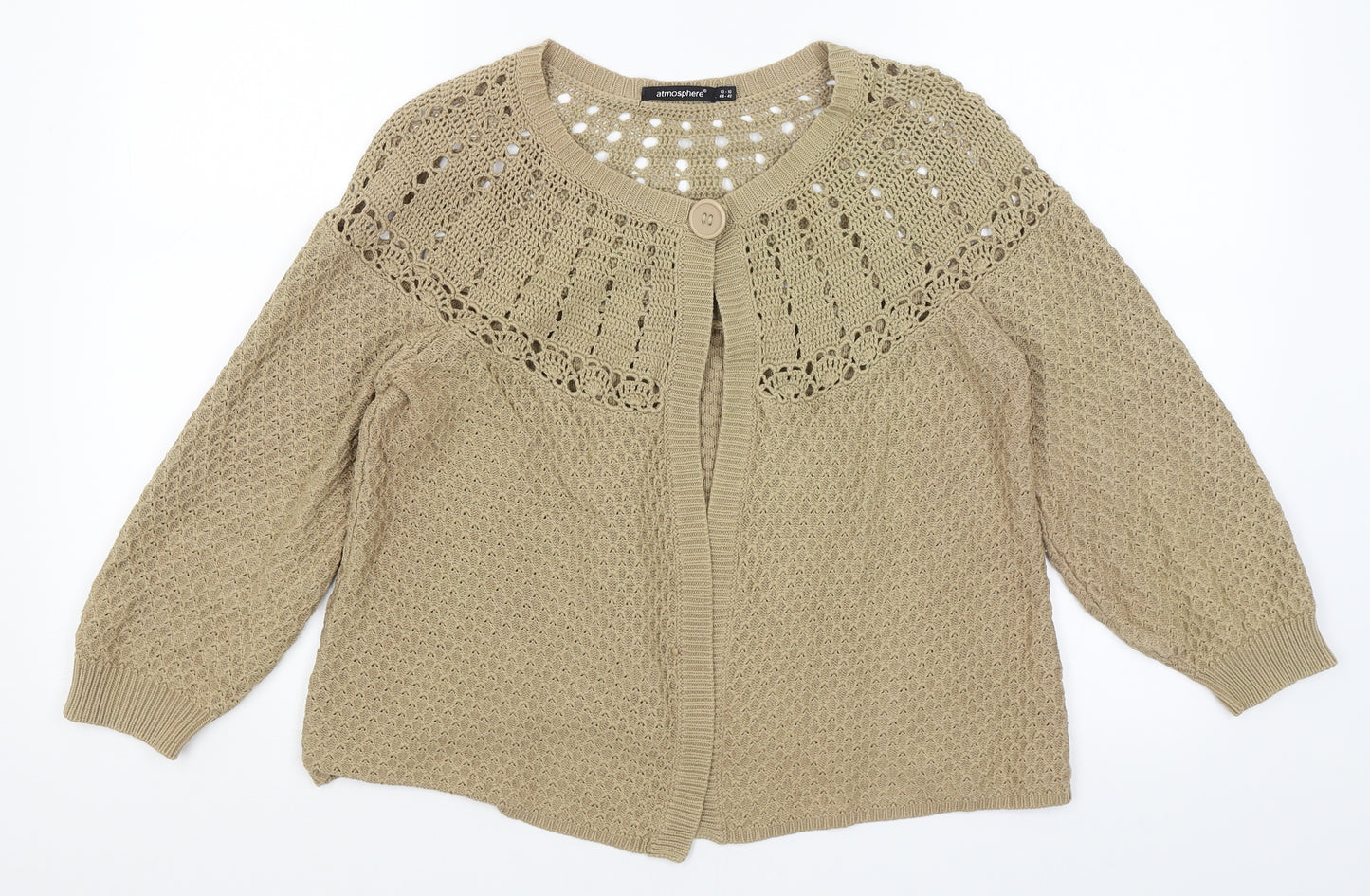 Atmosphere Womens Brown   Cardigan Jumper Size 16