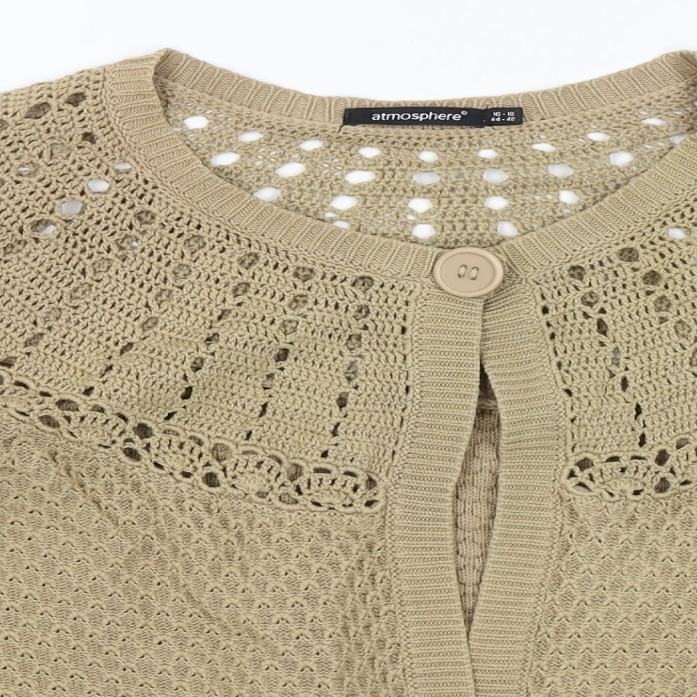 Atmosphere Womens Brown   Cardigan Jumper Size 16