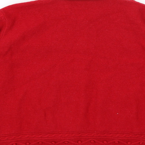 Country Casuals Womens Red   Cardigan Jumper Size L