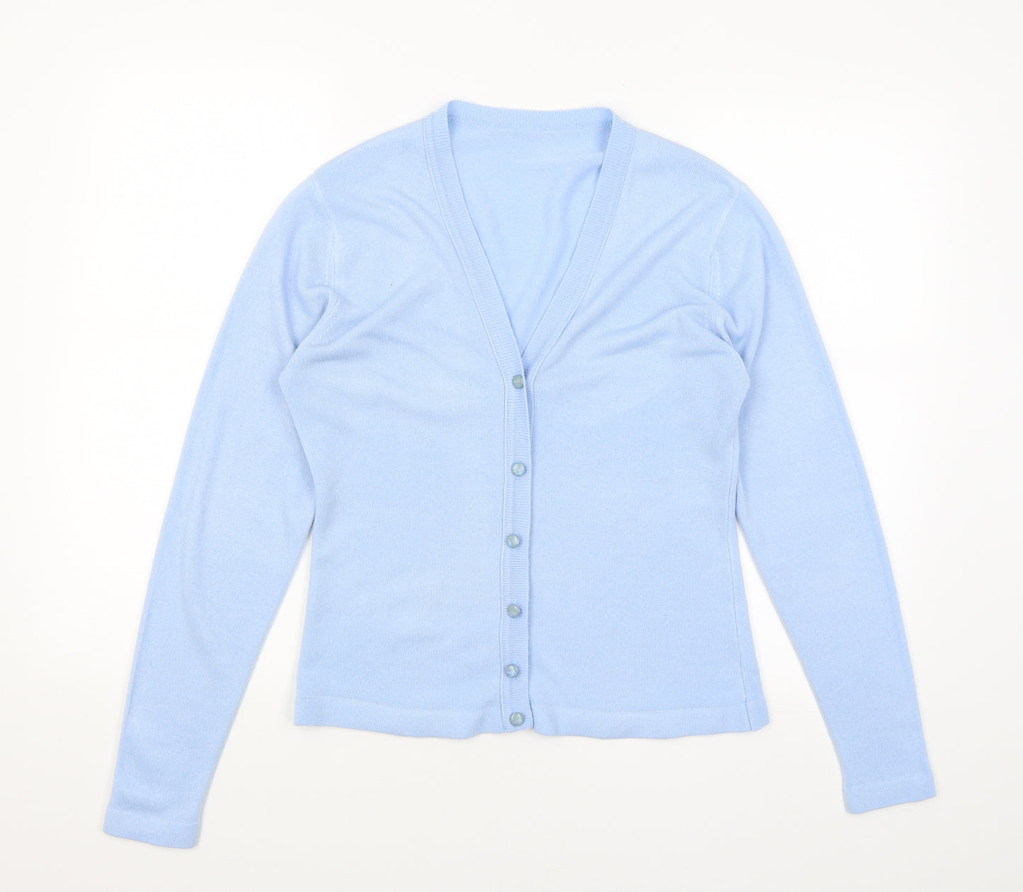 Initials Womens Blue   Cardigan Jumper Size 12