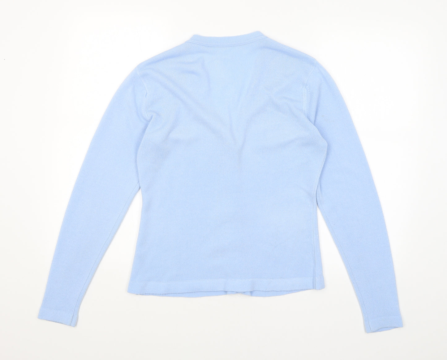 Initials Womens Blue   Cardigan Jumper Size 12