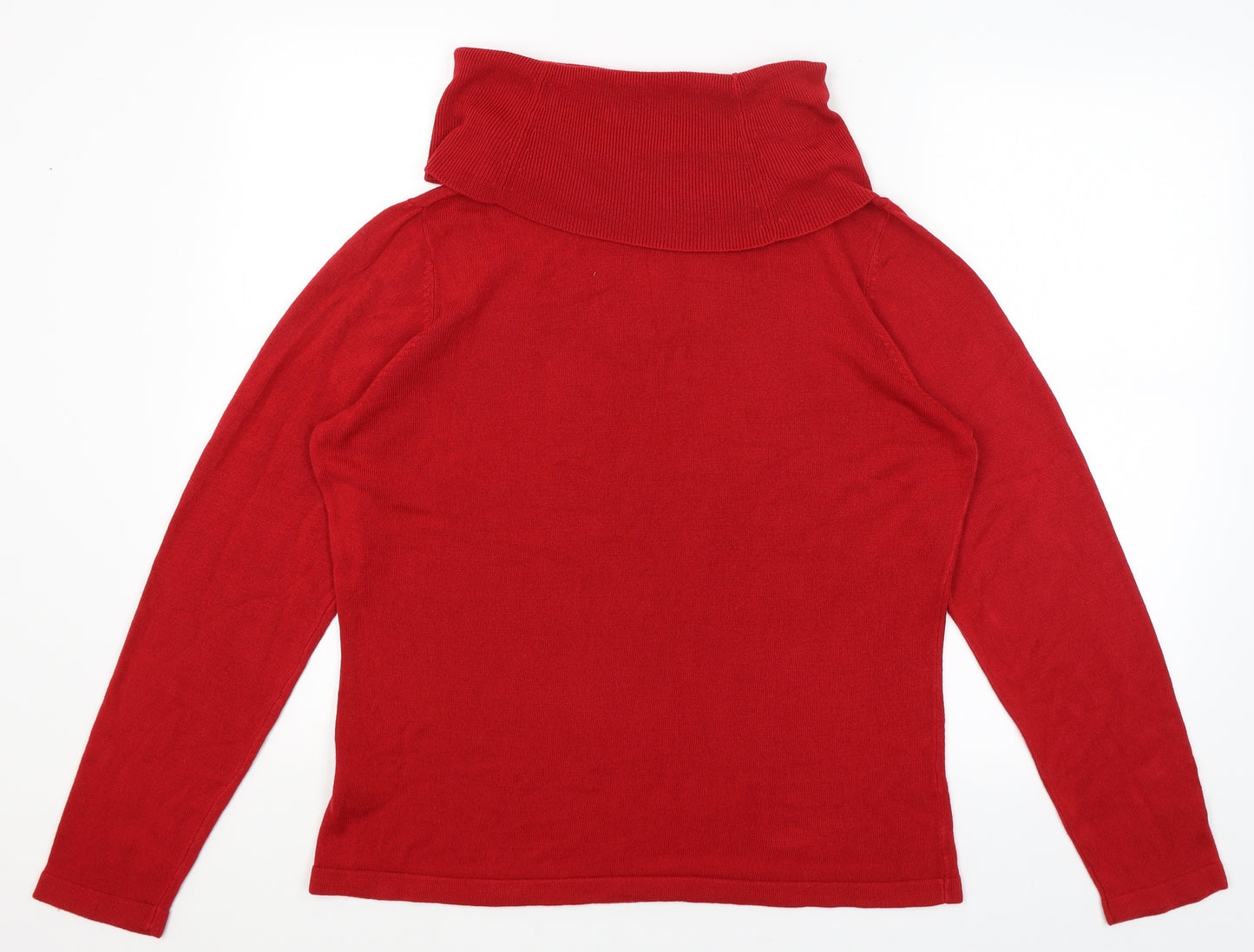 M&S Womens Red   Pullover Jumper Size 18