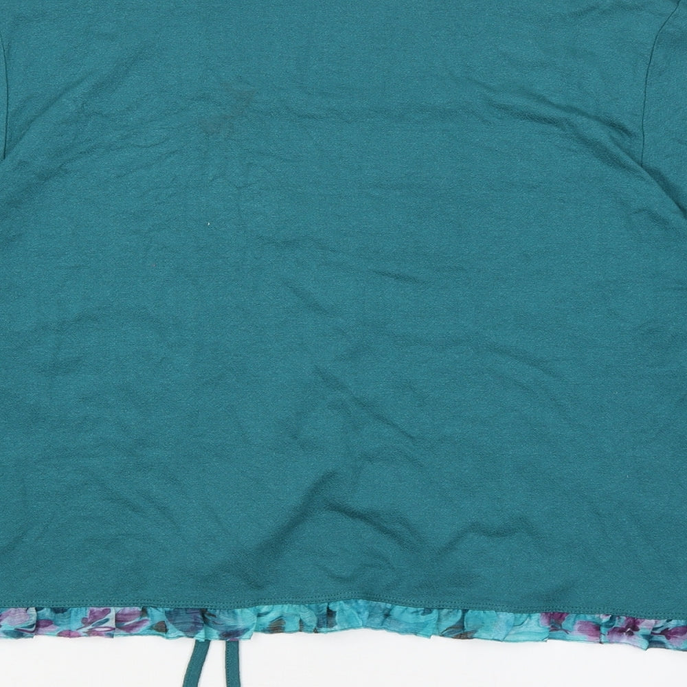 Alex & Co Womens Blue   Basic Blouse Size 18