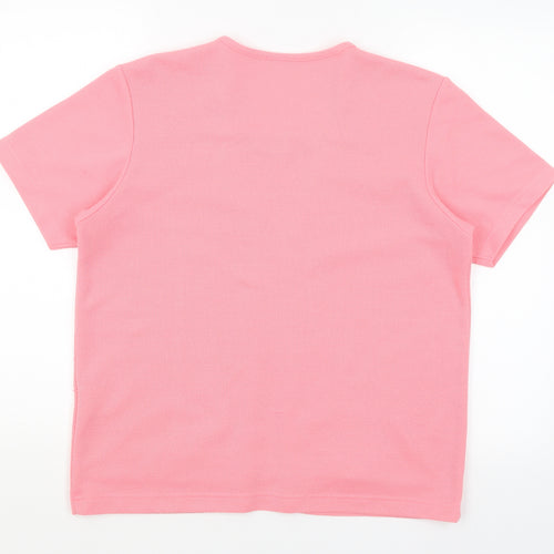 Preworn Womens Pink   Basic T-Shirt Size S
