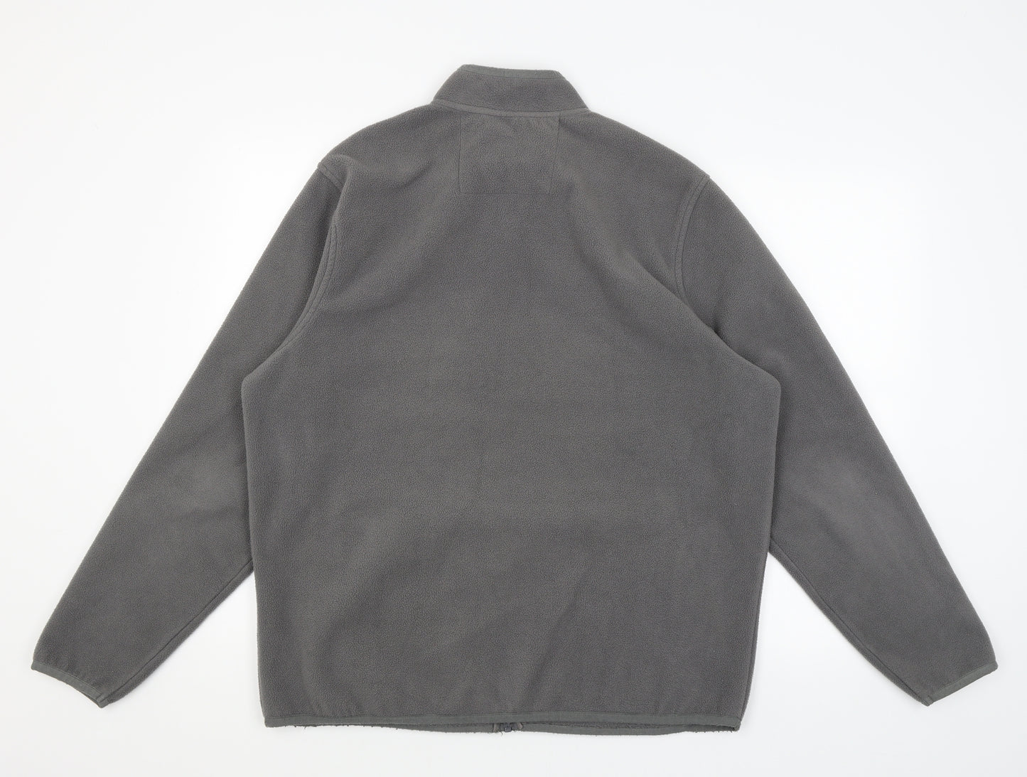 George Mens Grey   Full Zip Jumper Size L