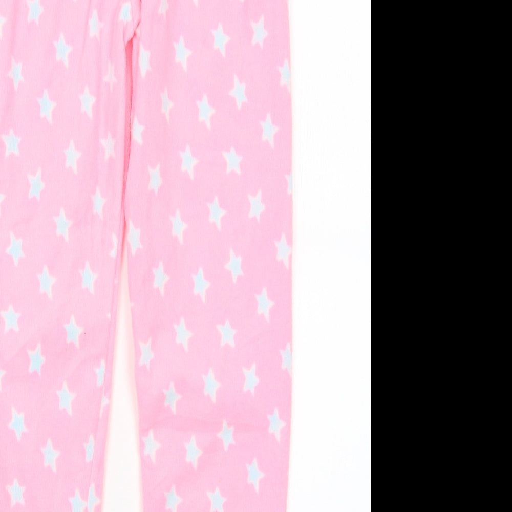 Primark Girls Pink Solid  Capri Pyjama Pants Size 12-13 Years  - Stars