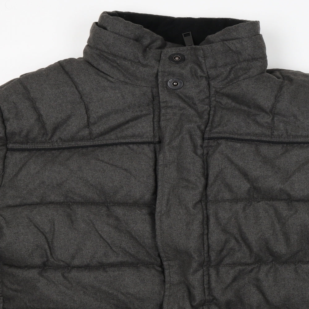 Angelo Letrico Mens Grey   Parka Coat Size 2XL