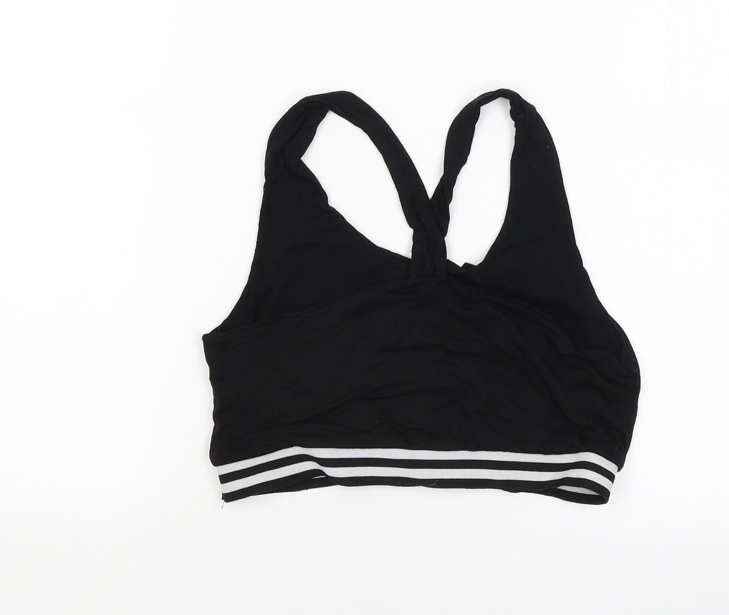 Boohoo Womens Black   Cropped Tank Size L