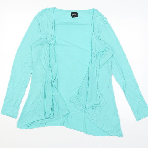 Be You Womens Blue   Wrap Jumper Size 14