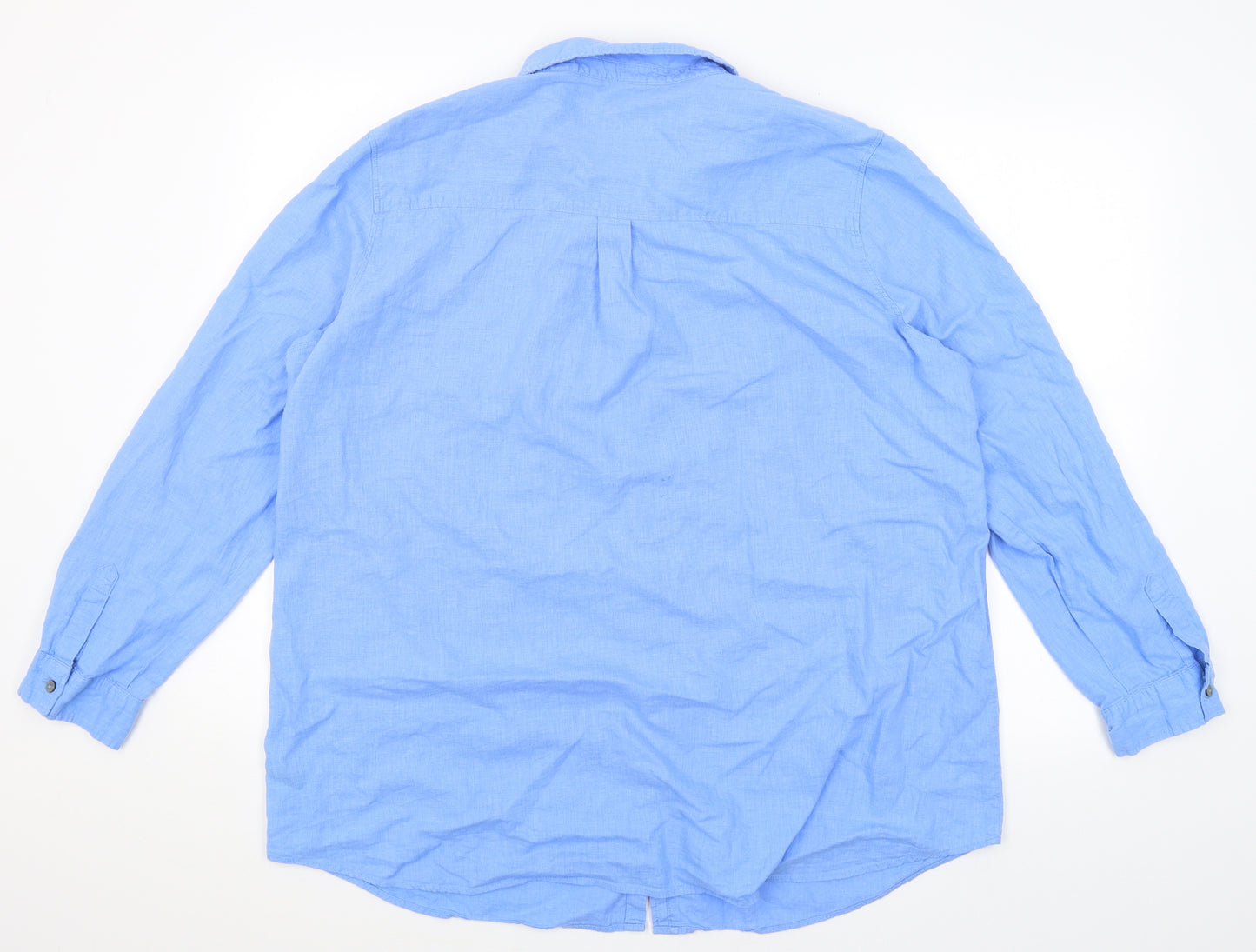 George Womens Blue   Basic Button-Up Size 20
