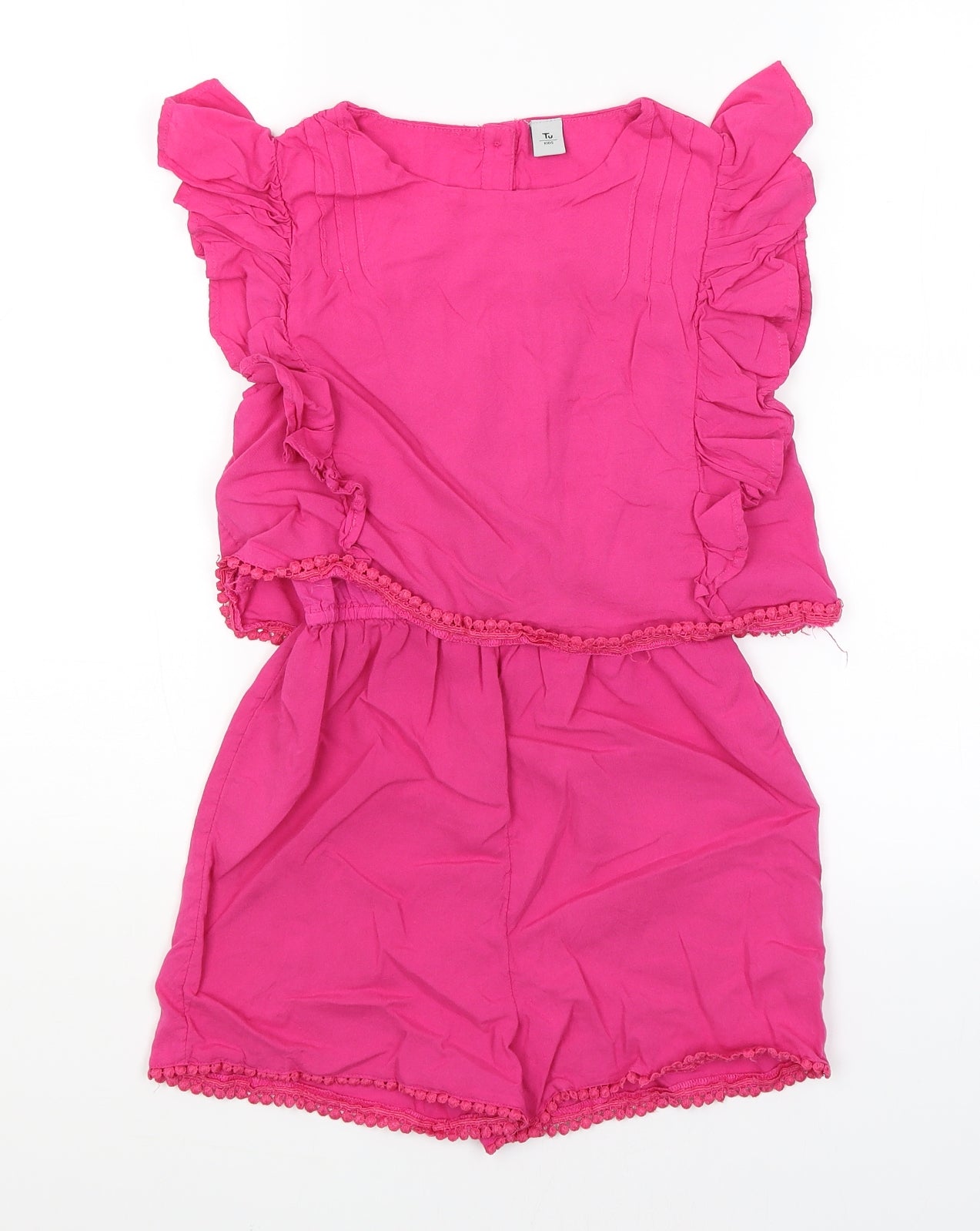 TU Girls Pink   Romper One-Piece Size 10 Years