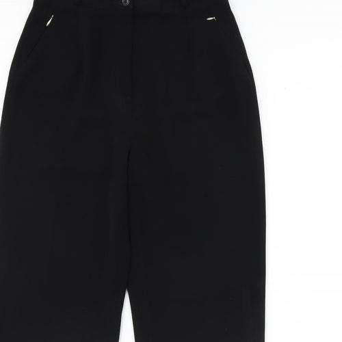 Ambience Womens Black   Trousers  Size 16 L28 in