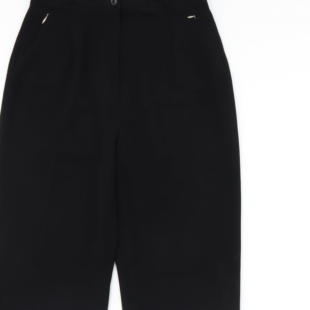Ambience Womens Black   Trousers  Size 16 L28 in