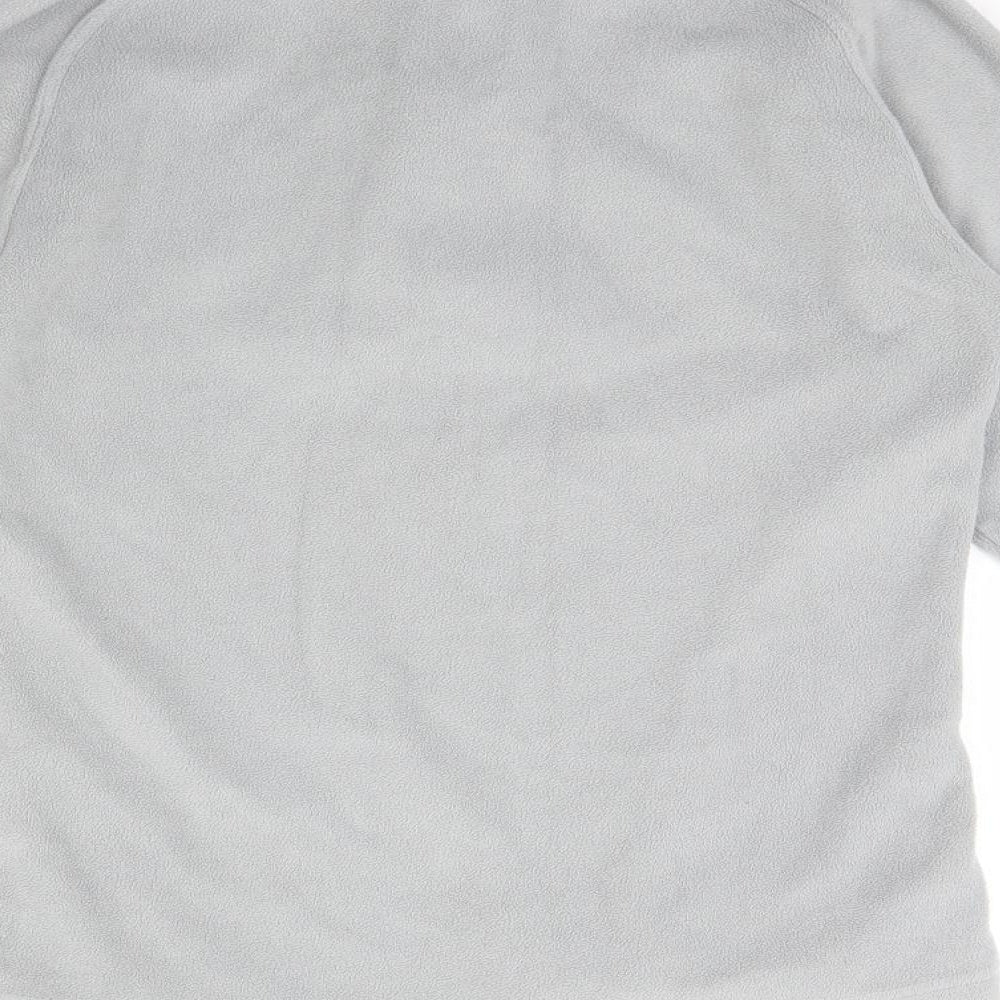 DECATHLON Womens Grey  Fleece Henley Jumper Size XS