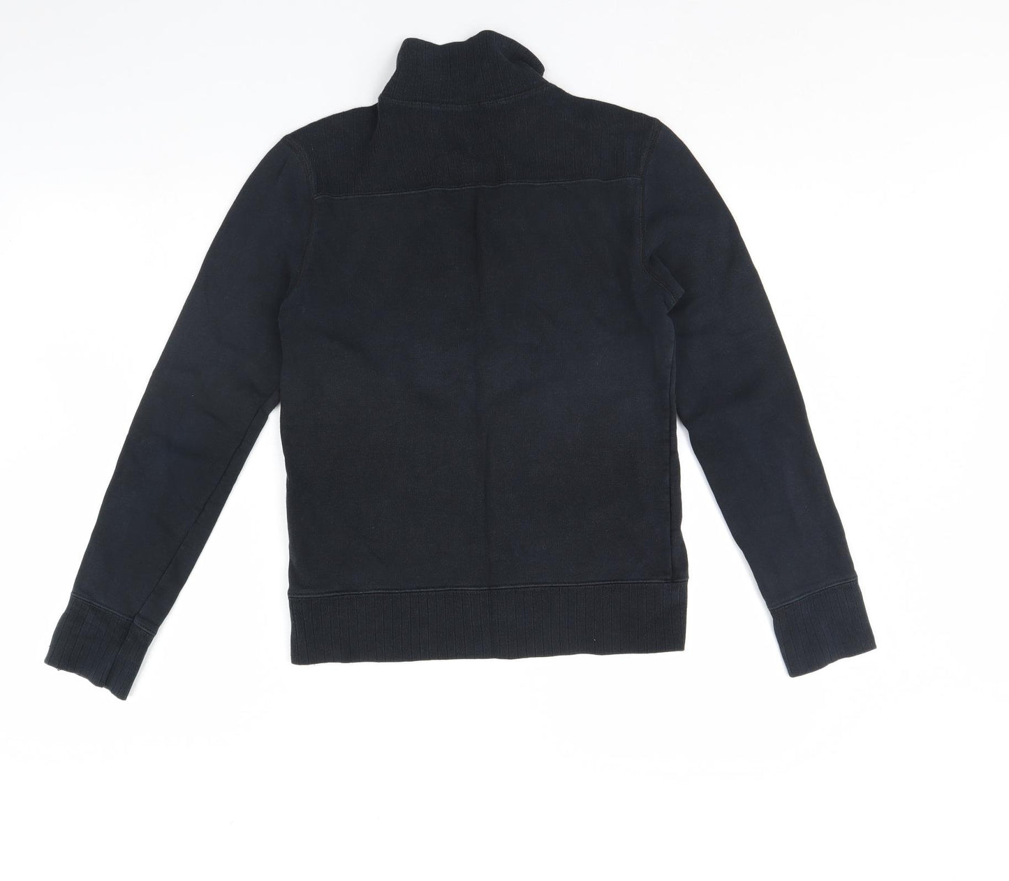 BIG STAR Womens Black   Henley Jumper Size M